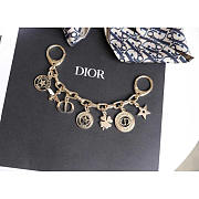 Dior Montaingne Bag Charm Gold White - 1