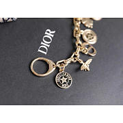 Dior Montaingne Bag Charm Gold White - 4