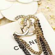 Chanel CC Diamond Tassel Earring - 3