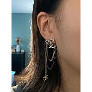 Chanel CC Diamond Tassel Earring - 2