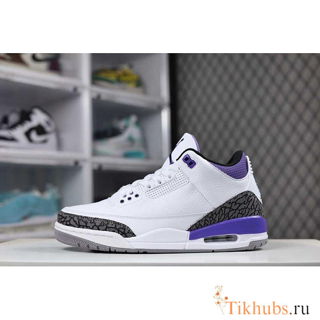 Jordan 3 Retro Dark Iris Sneaker - 1