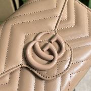 Gucci GG Marmont Matelassé Mini Bag Rose Beige 20x13x6cm - 2
