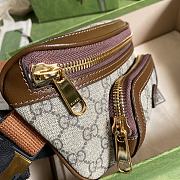 Gucci Belt Bag With Interlocking G Brown 24x13x5cm - 3