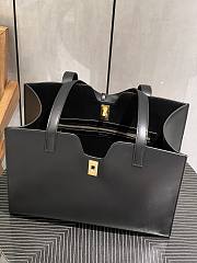 Celine Cabas 16 Smooth Calfskin Black 37cm - 4