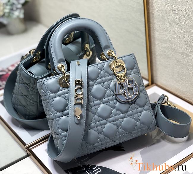 Dior Lady My ABC Blue Lambskin 20cm - 1