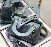 Dior Lady My ABC Blue Lambskin 20cm - 5