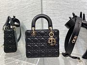 Dior Small Lady My ABC Bag Lambskin Black 20cm - 1