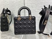 Dior Small Lady My ABC Bag Lambskin Black 20cm - 2