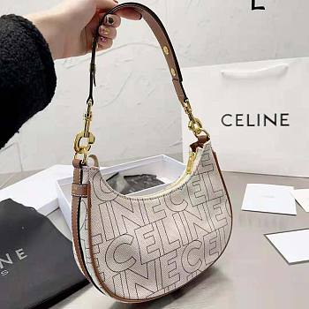 Celine Medium Ava Strap Bag Textile 23x13.5x6cm
