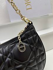 Dior CD Lounge Bag Black Oblique 26 x 15 x 5.5 cm - 5