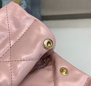 Chanel 22 Handbag Pink Gold Hardware 42x39x8cm - 5