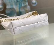 Chanel 22 Mini Handbag Gold White 20x19x6cm - 6