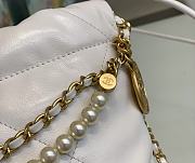 Chanel 22 Mini Handbag Gold White 20x19x6cm - 3