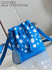 Louis Vuitton LV Nano Noe Blue 16x13x10cm - 6