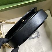 Gucci GG Marmont Matelasse Chain Mini Bag Black 20x14.5x4cm - 4