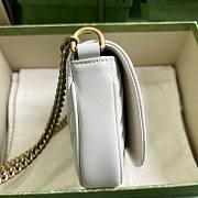 Gucci GG Marmont Matelasse Chain Mini Bag White 20x14.5x4cm - 5