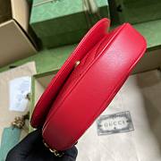 Gucci GG Marmont Matelasse Chain Mini Bag Red 20x14.5x4cm - 6