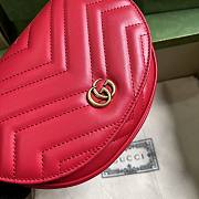 Gucci GG Marmont Matelasse Chain Mini Bag Red 20x14.5x4cm - 3