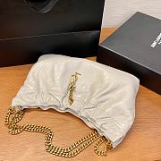 YSL Cloud Underarm Bag In White 24x14x4cm - 2