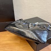 YSL Cloud Underarm Bag In Black 24x14x4cm - 3