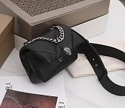 BVLGARI Serpenti Cabochon Crossbody Bag Black 21.5x15x7cm - 3