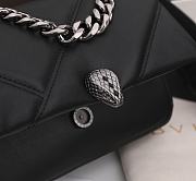 BVLGARI Serpenti Cabochon Crossbody Bag Black 21.5x15x7cm - 2