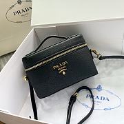 Prada Leather Mini Black Bag 18x11.5x7.5cm - 1