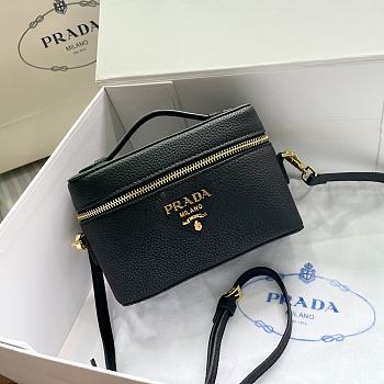 Prada Leather Mini Black Bag 18x11.5x7.5cm