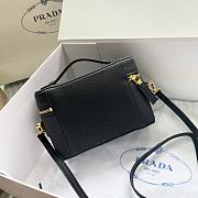 Prada Leather Mini Black Bag 18x11.5x7.5cm - 6