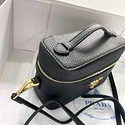 Prada Leather Mini Black Bag 18x11.5x7.5cm - 3