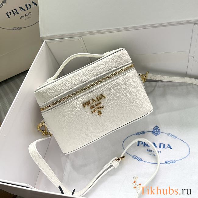 Prada Leather Mini White Bag 18x11.5x7.5cm - 1