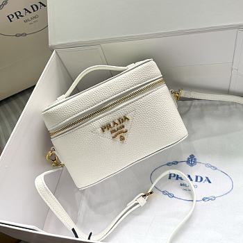 Prada Leather Mini White Bag 18x11.5x7.5cm