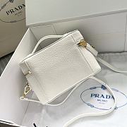 Prada Leather Mini White Bag 18x11.5x7.5cm - 4