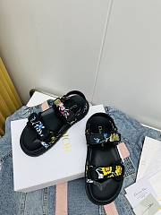 Dior Dioract Sandal Black Multicolor  - 3