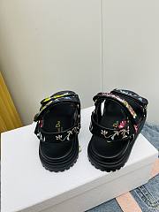 Dior Dioract Sandal Black Multicolor  - 2