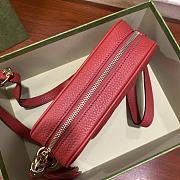 Gucci Soho Small Leather Disco Red Bag 21x15x7cm - 5