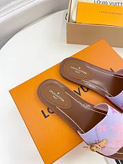 Louis Vuitton LV Sunrise Pastel Lock It Flat Mules - 5