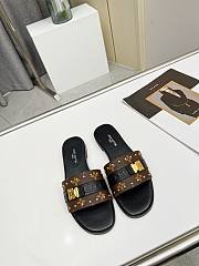 Louis Vuitton LV Lock It Flat Mule Black - 3