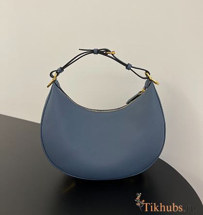 Fendi Graphy Small Blue Leather Bag 29x24.5x10cm - 1