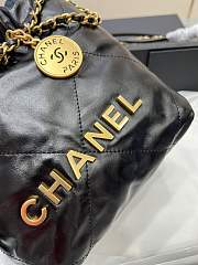 Chanel 22 Mini Handbag Gold Black 20x19x6cm - 4