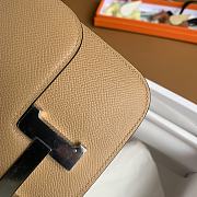 Hermes Constance Epsom Tan Silver 19cm - 5