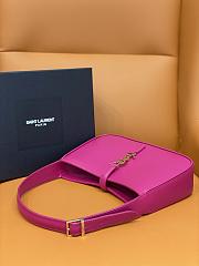 YSL LE 5 A 7 Hobo Pink 24.5x6x15cm - 6