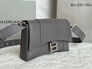 Balenciaga Men's Downtown XXS Crossbody Bag Grey 21x15x7cm - 4