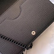 Gucci GG Marmont Chain Wallet Black 20x12.5x4cm - 4