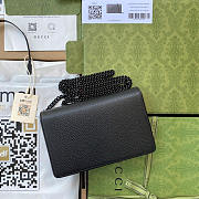 Gucci GG Marmont Chain Wallet Black 20x12.5x4cm - 2