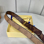 Louis Vuitton LV Reversible Belt Monogram Brown 3cm  - 4