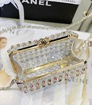 Chanel Evening Bag Glass Pearls & Gold 17x11x7cm - 6