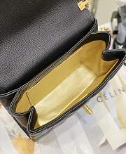 Chanel 23S Flap Bag With Top Handle Caviar Gold Black 19x13x7.5cm - 4