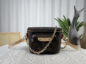 Louis Vuitton LV Mini Bumbag Monogram 17x12x9.5cm