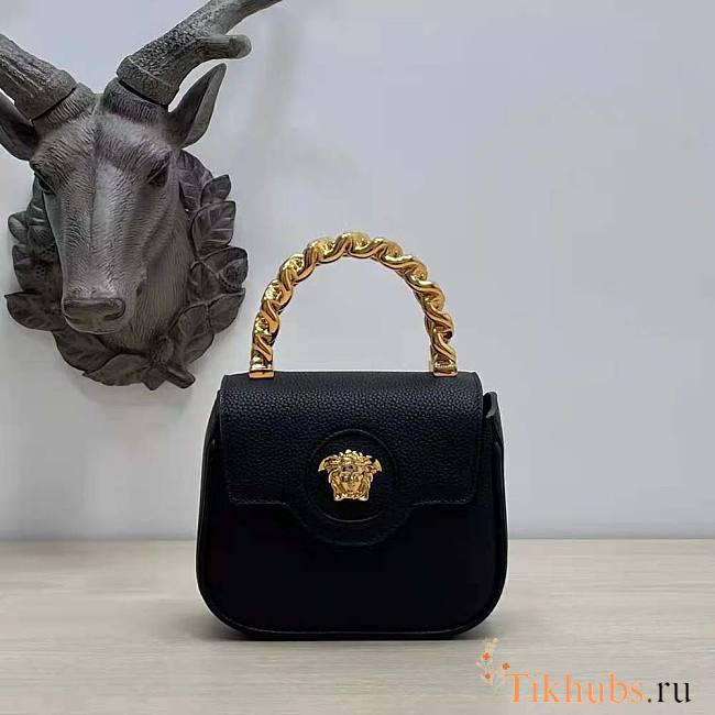 Versace La Medusa Mini Bag Black 16x12x6cm - 1